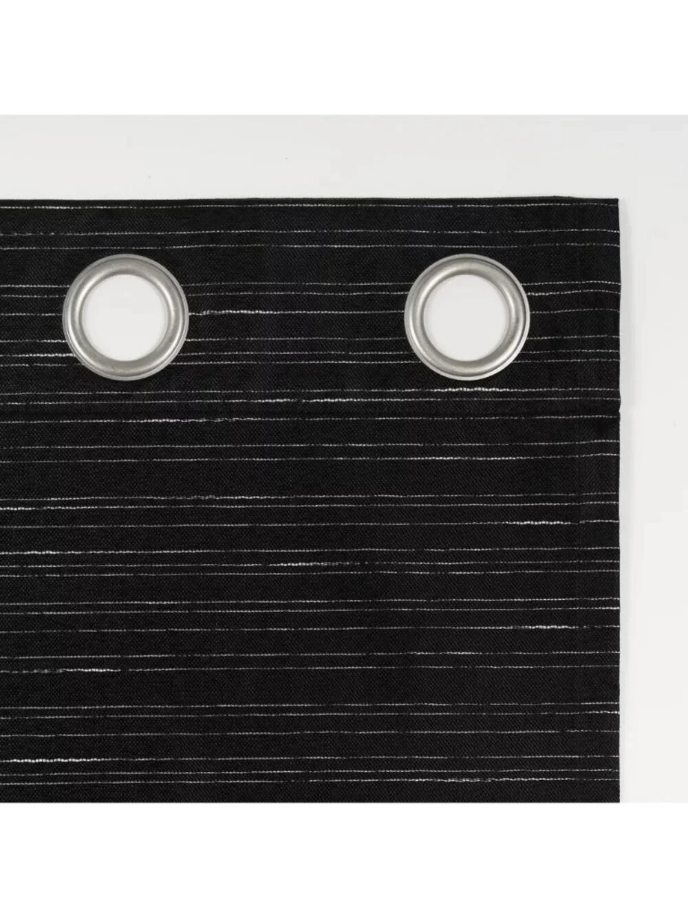 Sun Zero Wylder Thermal Blackout Texture Black Curtain Panel Set 37